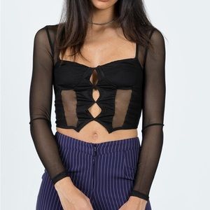 Princess Polly Mesh Long Sleeve